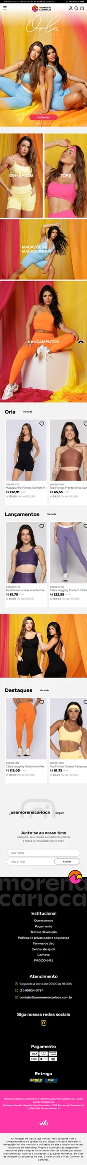 Morena Carioca — mobile